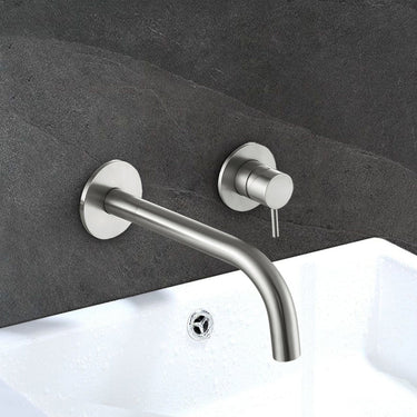 Modern Wall-Mounted Basin Spout- Stainless Steel
