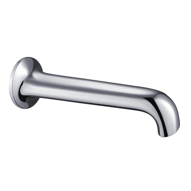 Modern Wall Mounted Long Spout Bath Filler Tap – Chrome

