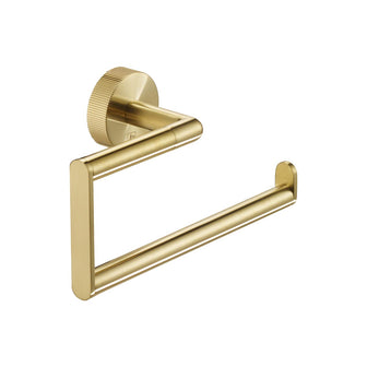 Brushed Brass Towel Holder - 208mm Secondary image