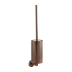 Modern brushed bronze toilet brush holder Set