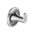 Modern polished chrome towel hook