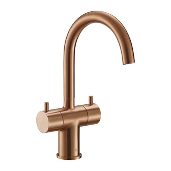 Mono Basin Mixer Tap with Swivel Spout - Brushed Bronze Secondary image