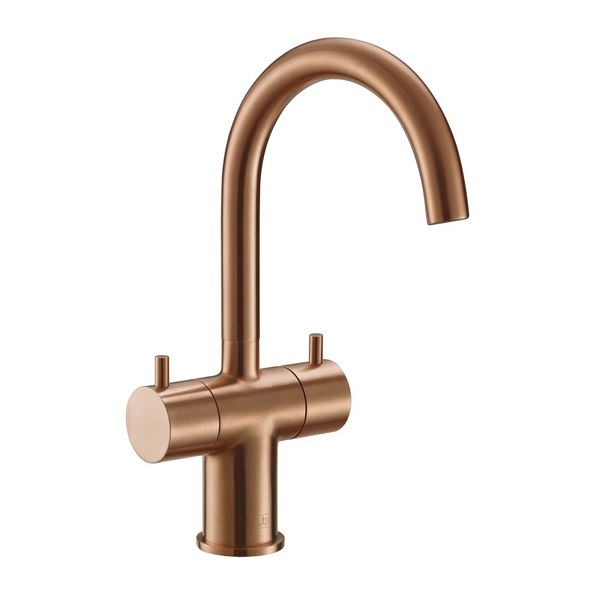 Mono Basin Mixer Tap with Swivel Spout - Brushed Bronze