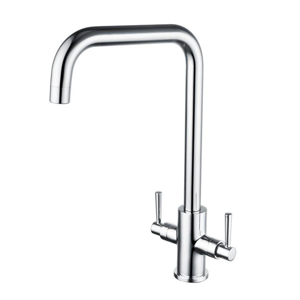 Mono kitchen tap with Long Swivel Spout - Chrome Finish