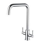 Mono kitchen tap with Long Swivel Spout - Chrome Finish