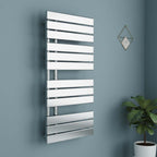 Open-Sided Chrome Towel Radiator - 1080mm X 550mm
