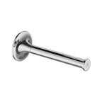 Polished chrome spare toilet roll holder