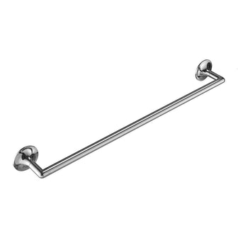 Single Towel Holder Bar 600mm - Polished Chrome Secondary image