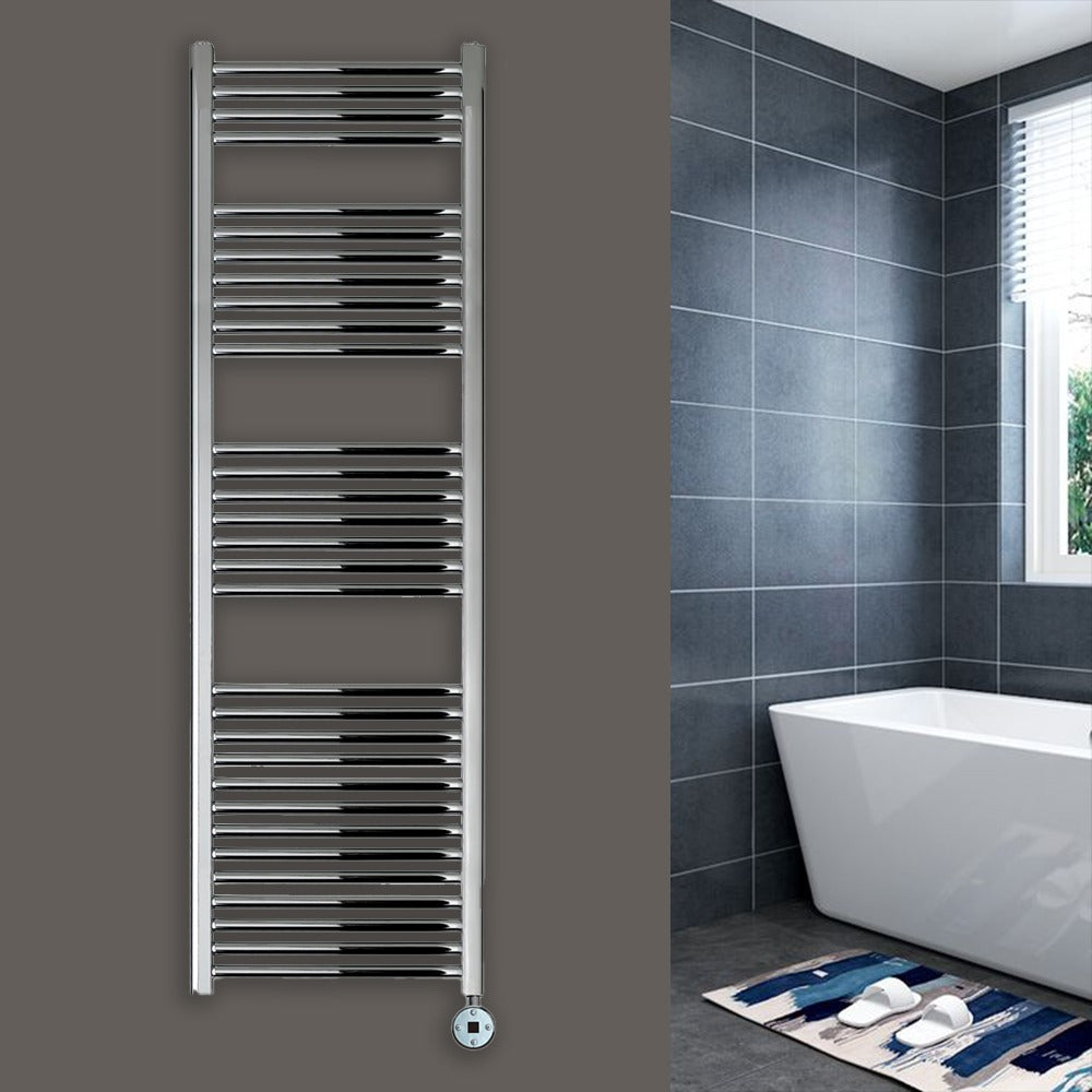PrimeHeat Chrome Electric Towel Rail - 1600x500mm
