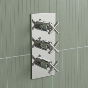 2 Outlets Concealed Shower Mixer Valve - Chrome Main image