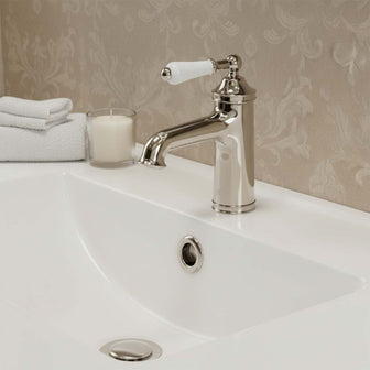 Traditional Single Lever Mono Basin Mixer Tap - Chrome Finish Main image