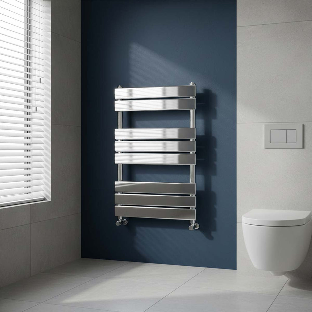 Chrome towel radiator 
