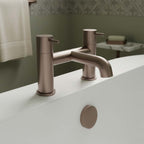 Deck Mounted Bath Filler Tap - Brushed Bronze
