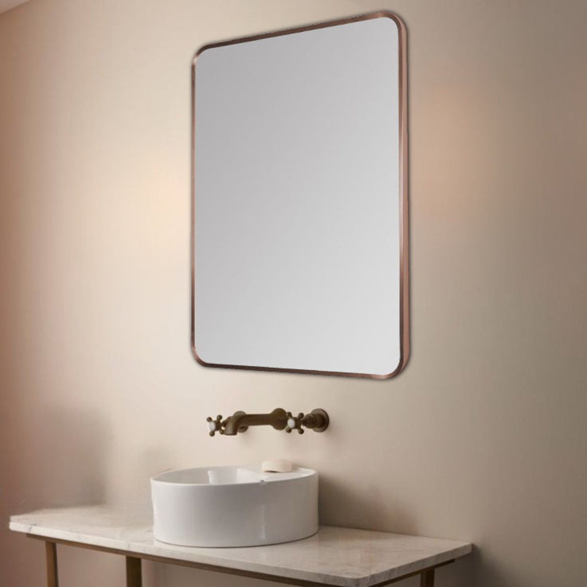 rectangle bronze mirror  Main image