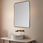 rectangle bronze mirror 