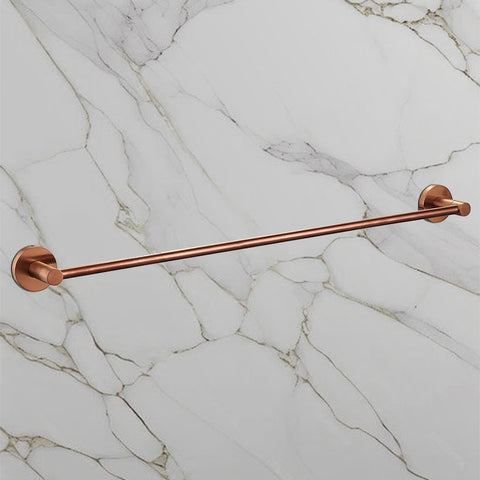 rose gold towel rail