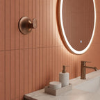 Round Brushed Bronze Robe Hook