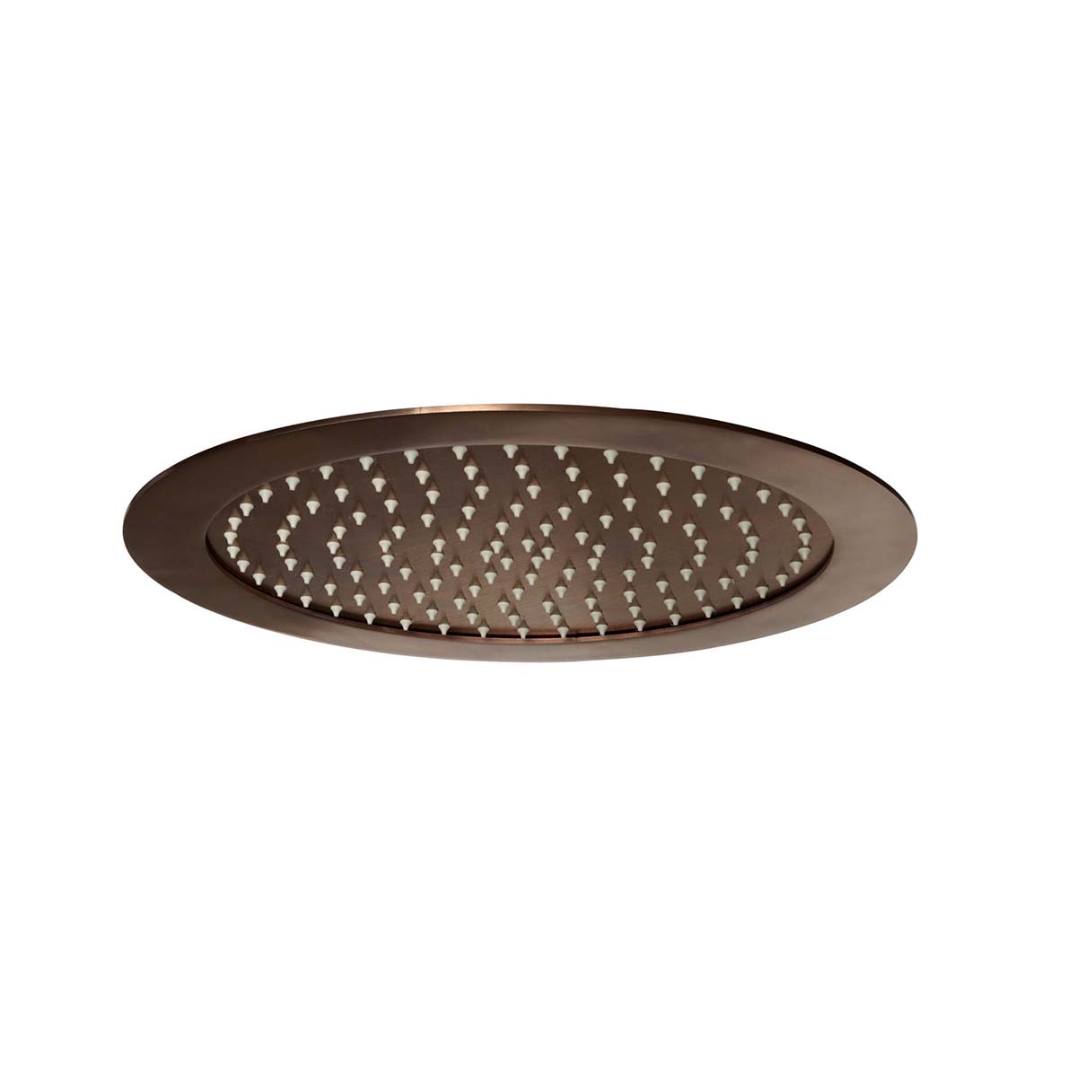 Round Ceiling Mounted Overhead Shower - Brushed Bronze