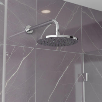 Round Chrome Shower Head, 200mm Main image