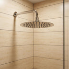 Round Rainfall Shower Head, 400mm - Chrome