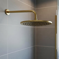 Round Shower Head 200mm - Brushed Brass 