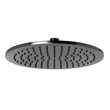 Round Shower Head 250mm Brushed Black
