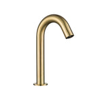 brushed brass sensor tap deck mounted 