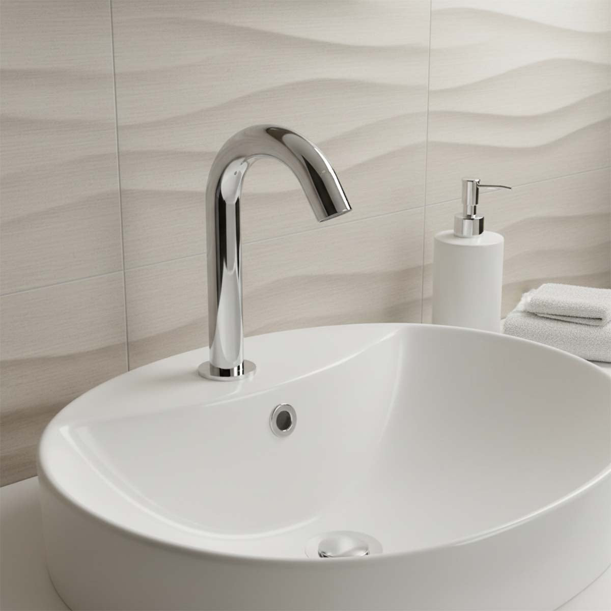 Chrome Sensor Tap Deck Mounted  Main image