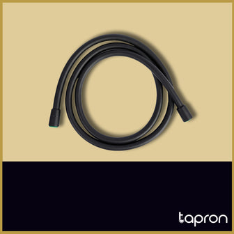 Shower Hose Matt Black 1.5m PVC Secondary image