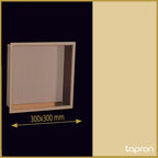 brushed bronze shower shelf