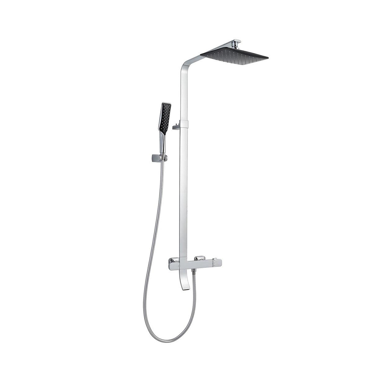Shower Pole with Hand Shower and Bath Spout  Main image