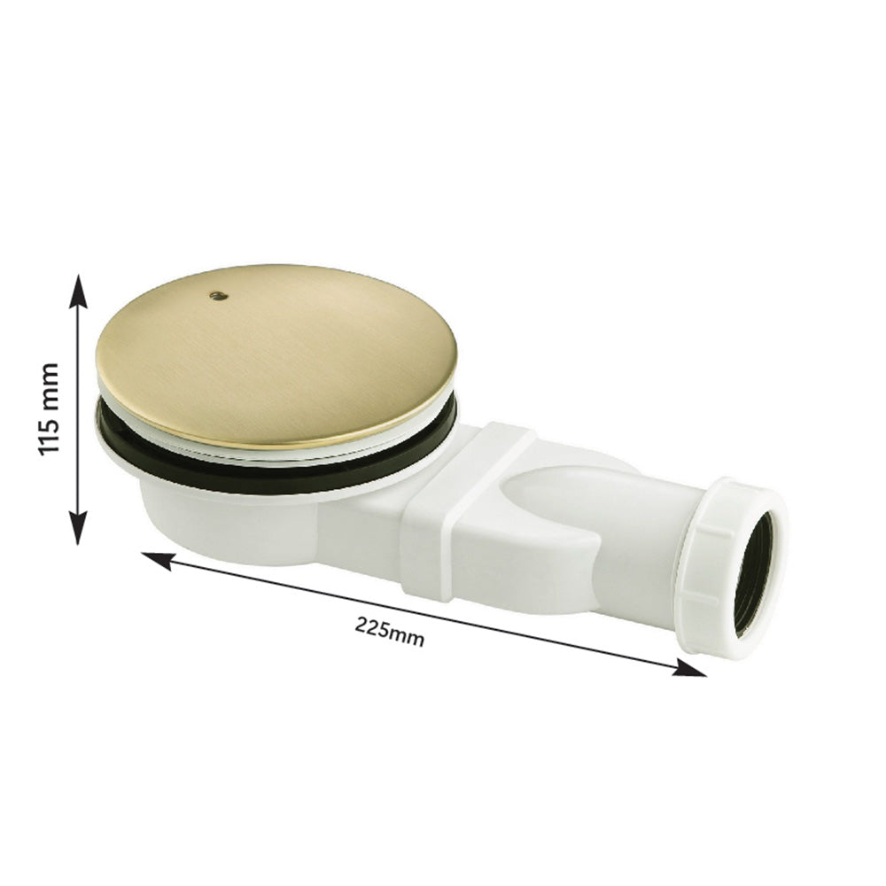 flexible shower waste