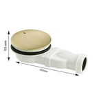 flexible shower waste