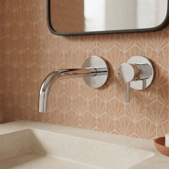 Single Lever Basin Mixer Tap Wall Mounted - 200mm Main image