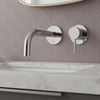 Single Lever Basin Mixer Tap Wall Mounted - 250mm Main image