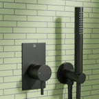 Single Lever Concealed Manual Shower Valve - Matt Black