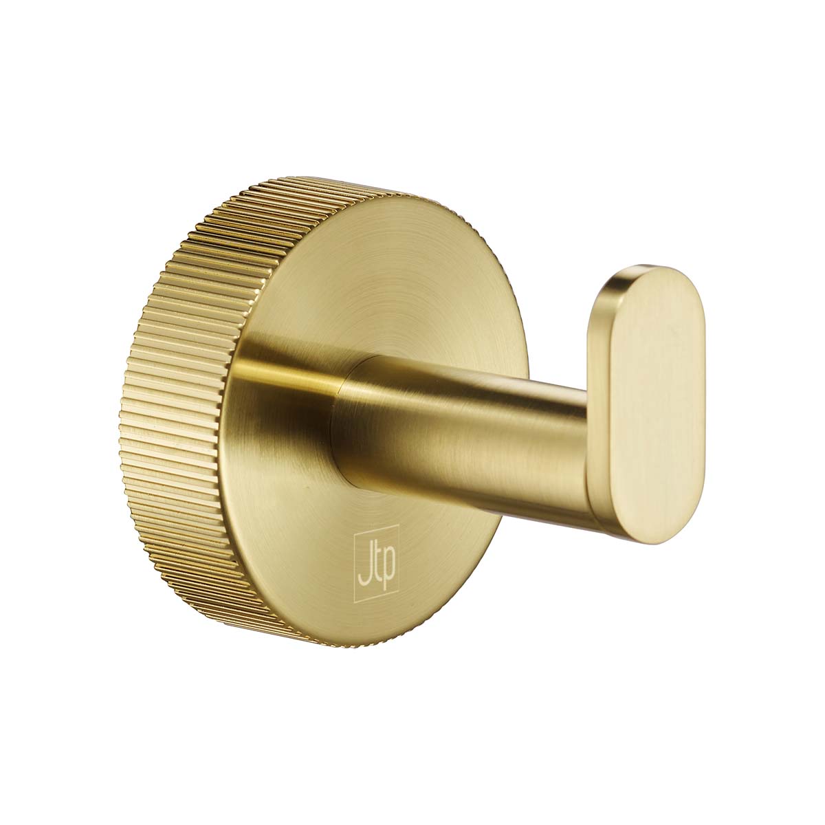 Single Robe Hook - Brushed Brass
