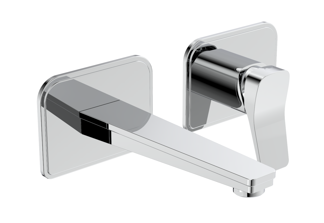 Single_lever_wall_mounted_basin_mixer_chrome