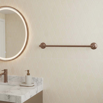 Single towel bar 600mm - brushed bronze Main image