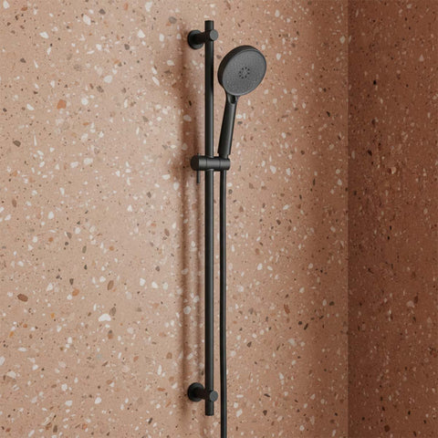 Slide Rail Kit with Round Handset - Matt Black