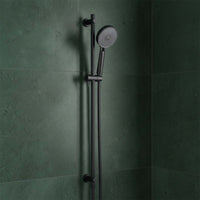 Slide Rail Kit with Round Multifunction Handset - Matt Black