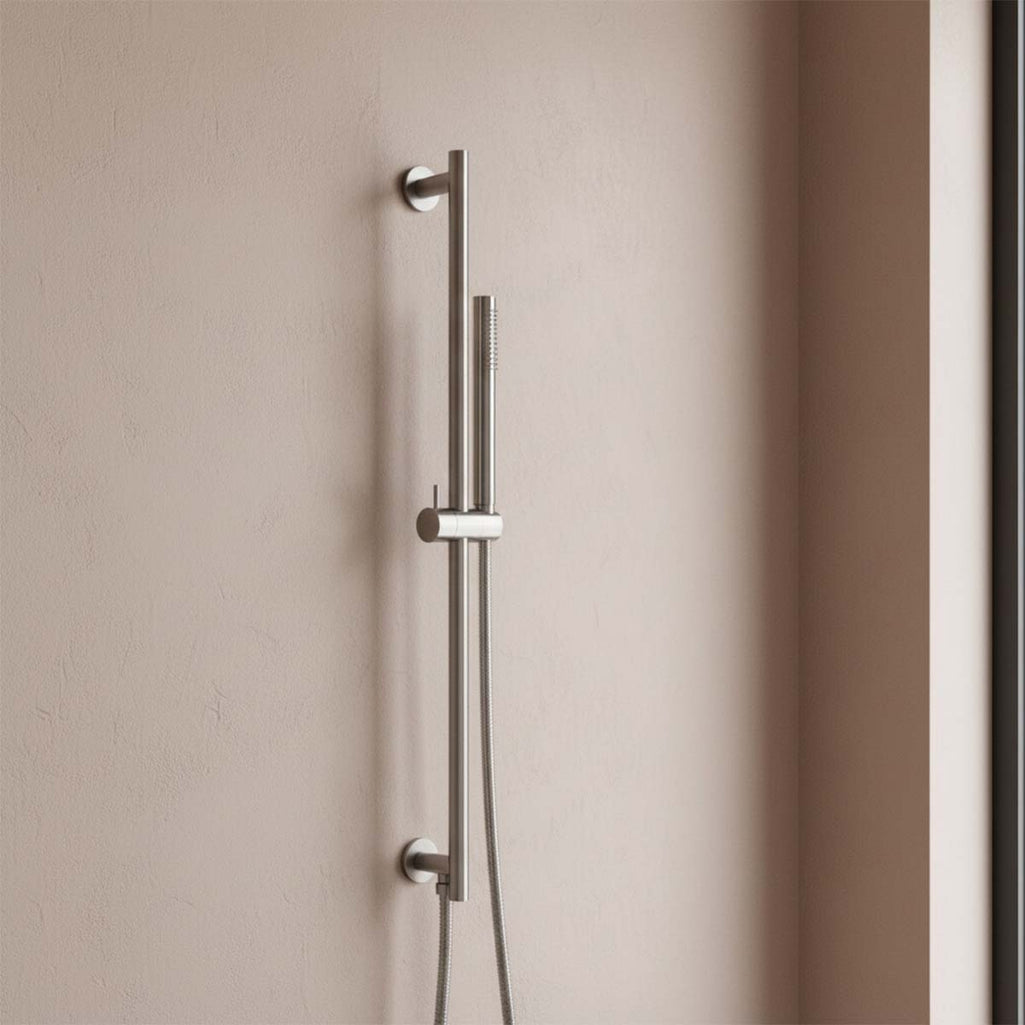 Slide Rail with Handheld Shower Set - Stainless Steel