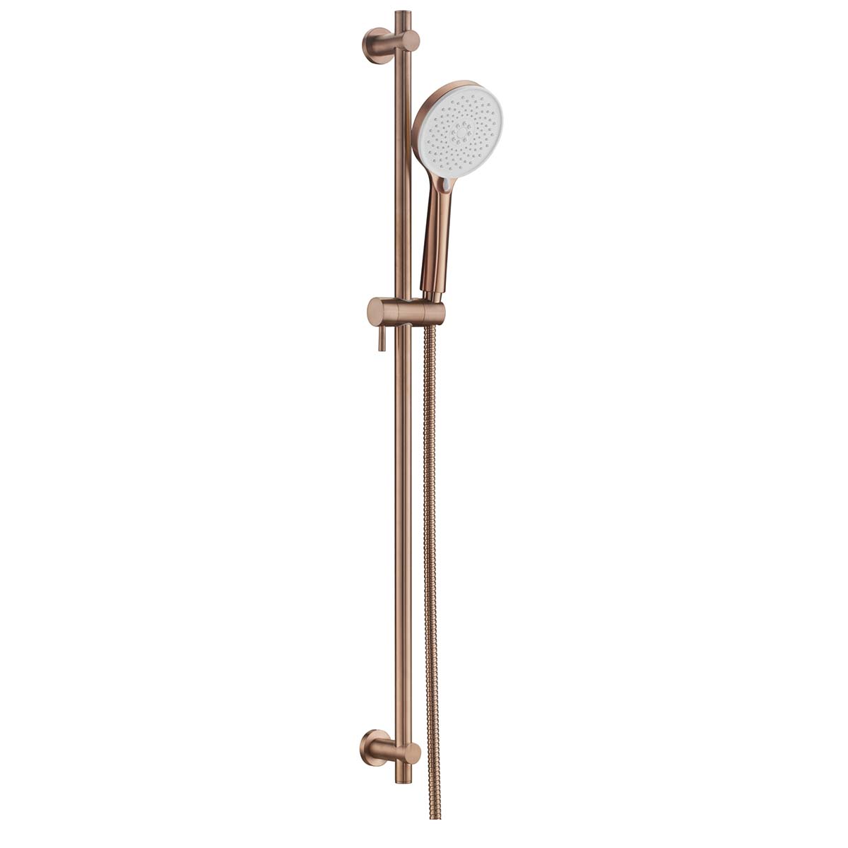 Slider Rail Shower Kit with Multi-Function Shower Handset - brushed bronze