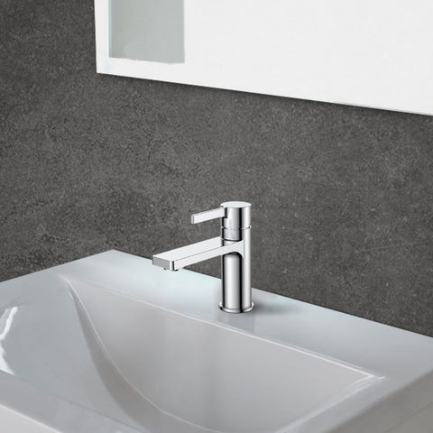 Small Single-Lever Deck-Mounted Basin Mixer Tap