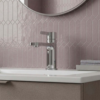 Small Single Lever Deck-Mounted Basin Mixer Tap - chrome Main image