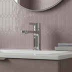 Small Single Lever Deck-Mounted Basin Mixer Tap - chrome