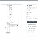 Square Basin Tap Deck Mounted - Brushed Bronze