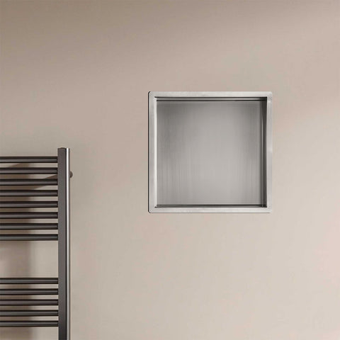 Square Stainless Steel Shower Niche- 300×300mm