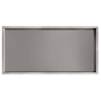 chrome rectangular shower niche Main image