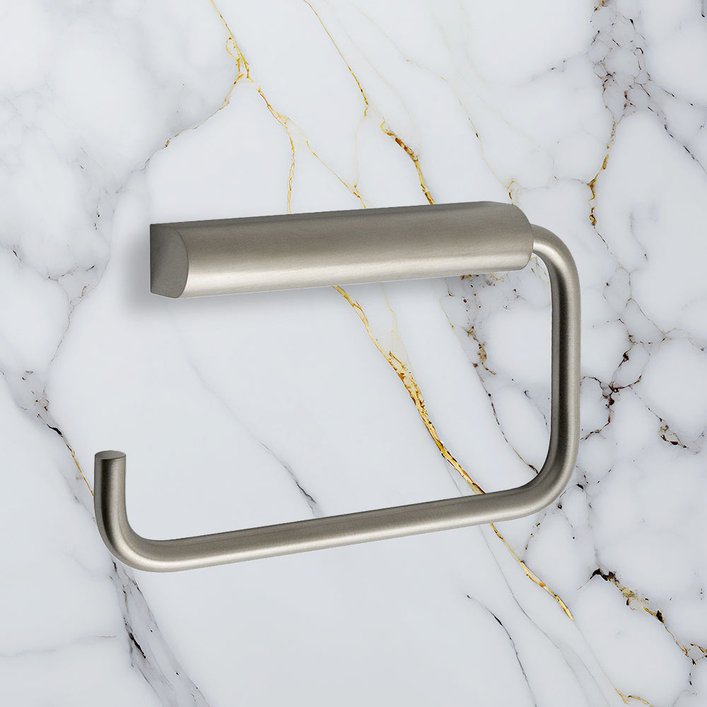 Brushed Toilet Roll Holder